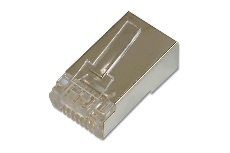 Digitus - Conector modular CAT 6 para cable redondo