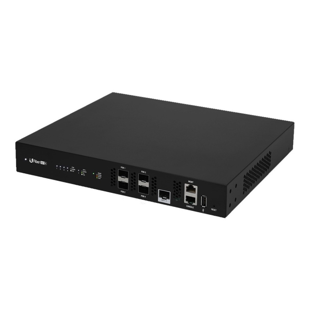 Ubiquiti UFiber OLT4 GPON - OLT 4 SFP GPON y 1 SFP+ 10G 512 clientes