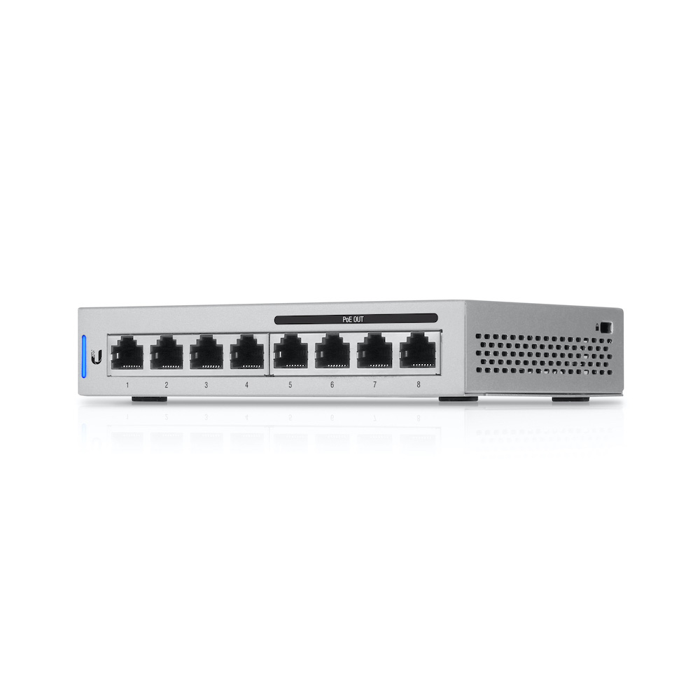 Ubiquiti UniFi Switch US-8-60W -  Switch gestionable 8 RJ45 gigabit PoE (4 puertos PoE af)