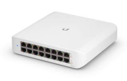 Ubiquiti USW-Lite-16-PoE - Switch gigabit L2 PoE de 16 Puertos (8 puertos PoE 802.3af/at 45 W)