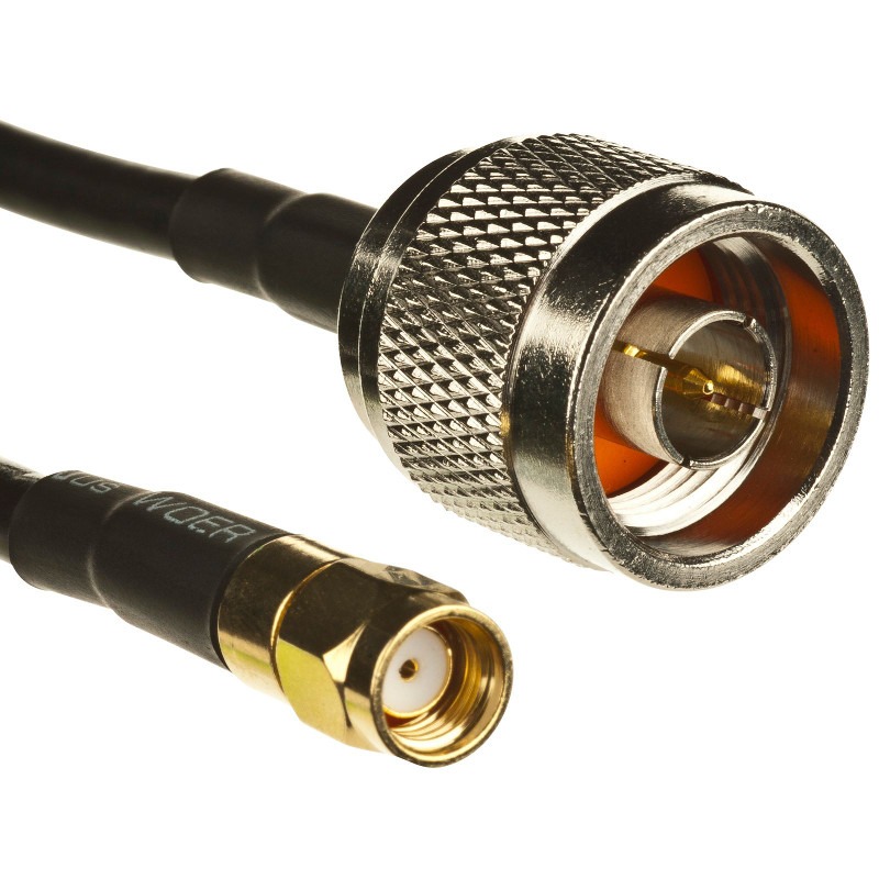 Landatel LR05 - Cable de 50 cm. conectores N-Macho y RP-SMA Macho