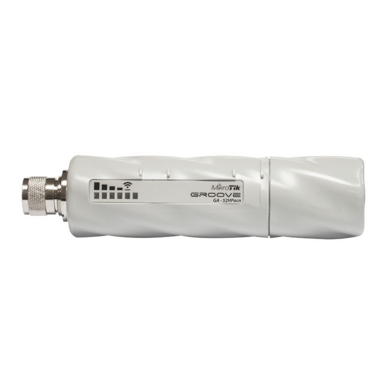 Mikrotik GrooveG-A52HPACN - CPE PtP 5/2.4 GHz. 802.11AC conector N H - Reacondicionado