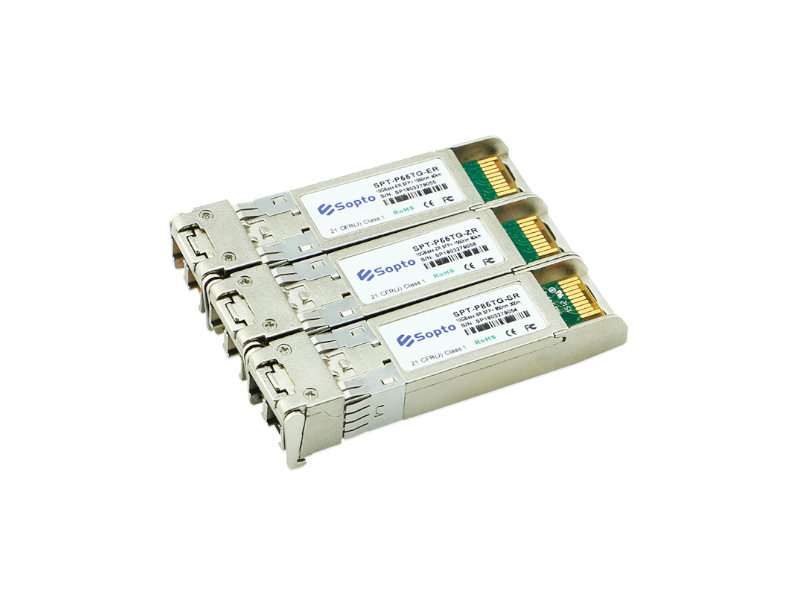 Sopto SPT-P85TG-SR-R - Transceptor SFP+ 850nm 10G 300m/OM3 Interfaz LC con DDM Temperatura comercial para Ruijie