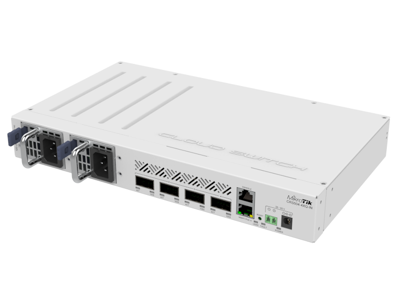 Mikrotik - CRS504-4XQ-IN - Cloud Router Switch 504-4XQ-IN