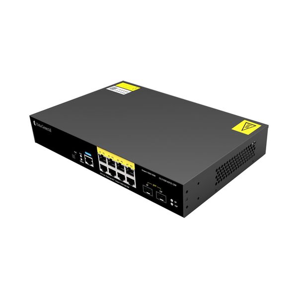 Data General DG-S1930K-8GP2S-120W Switch Gigabit 8 puertos PoE+ RJ45 y 2 puertos SFP-120w. Silencioso