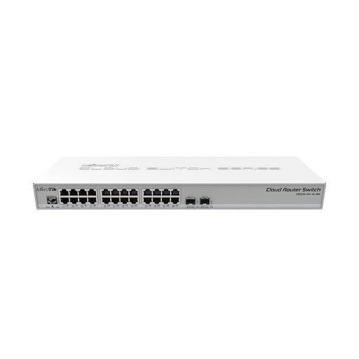 [MKT-CRS326-24G-2S+RM] Mikrotik CRS326-24G-2S+RM - Cloud Router Switch, 24 p gigabit, 2 SFP+, Rack