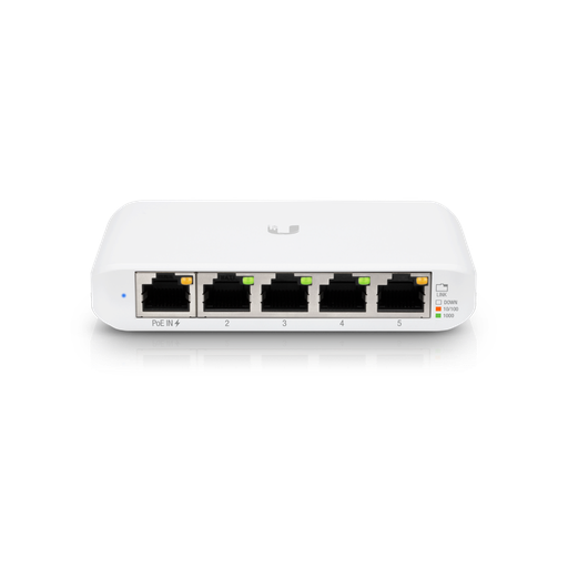 [UBN-USW-FLEX-MINI] Ubiquiti USW-Flex-Mini - Switch UniFi FLEX PoE 802.3af/at 5 RJ45 Gigabit interior