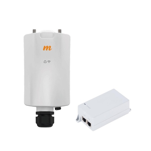 [MIM-A5X-POE] Mimosa Bundle A5x/PoE -  Estación Base 2x2 5 GHz, 700 Mbps GPS Sync. conectores RSMA con PoE 24V y cable