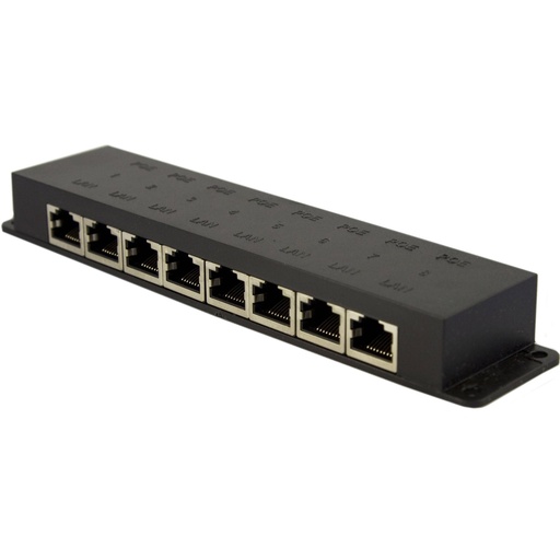 [OPM-POE-8-PORT] Montaje para Rack 8 puertos 18V POE Inj serie OM