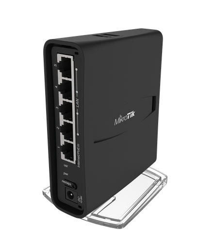 [MKT-RBD52G-5HacD2HnD-TC] Mikrotik RBD52G-5HacD2HnD-TC - Router sobremesa hAP ac2 tower 5 puertos gigabit WiFi 2.4 / 5 GHz. AC1200 2x2 1 USB RouterOS L4